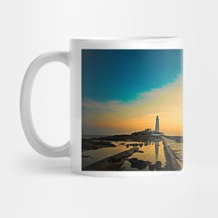 Artistic St Mary's Island Mug